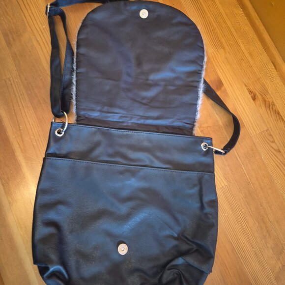 Passion Beauté crossbody bag sachel faux fur - Picture 7 of 10